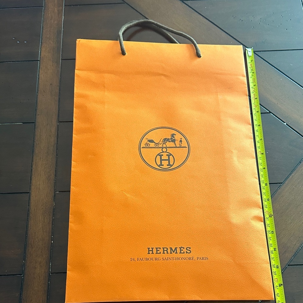 Hermes Vibrant Paper Shopping Bag